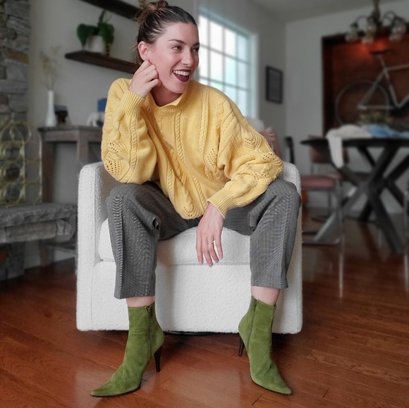 Lodi Suede Deep Green Ankle Boots size 5 - Picture 7 of 7